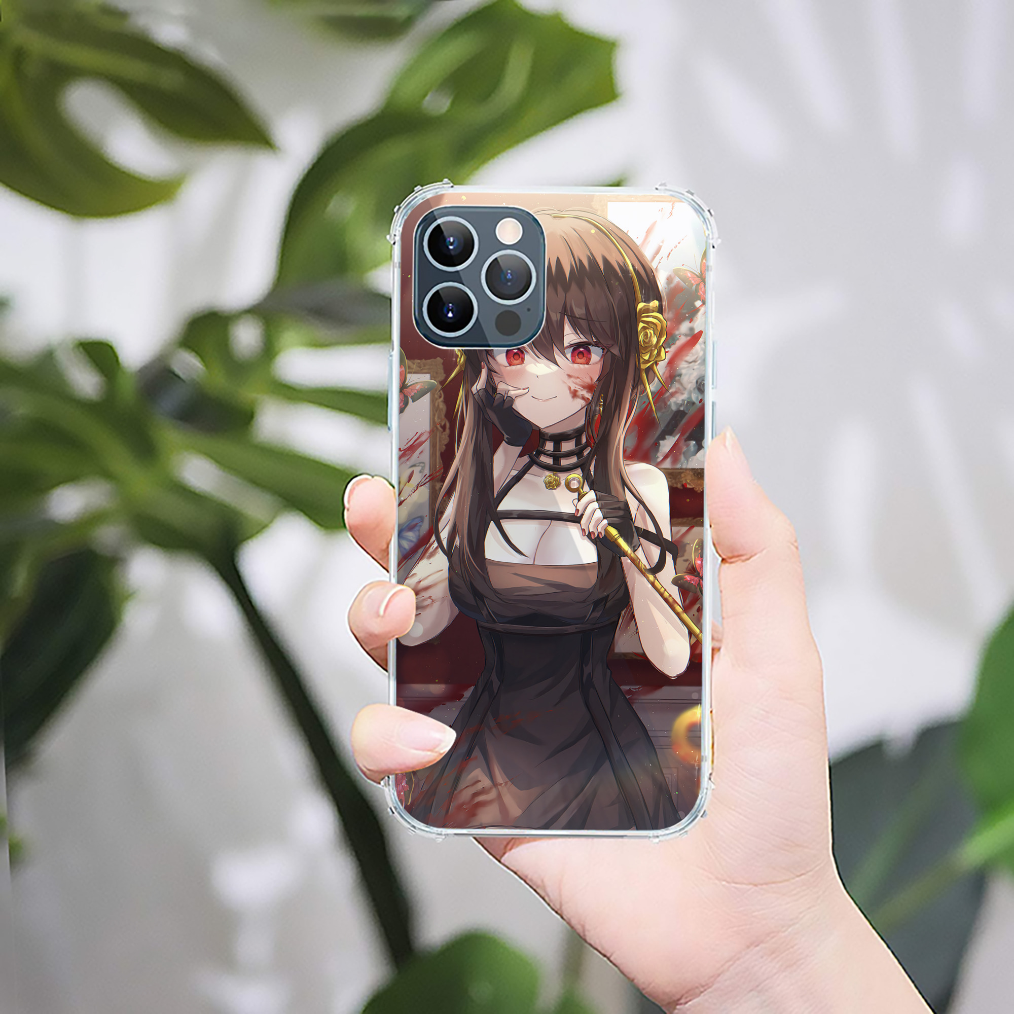（画像用） SPY×FAMILY间谍家家酒 【iPhone 12シリーズ対応】透明スマホケース（クリアソフトケース）